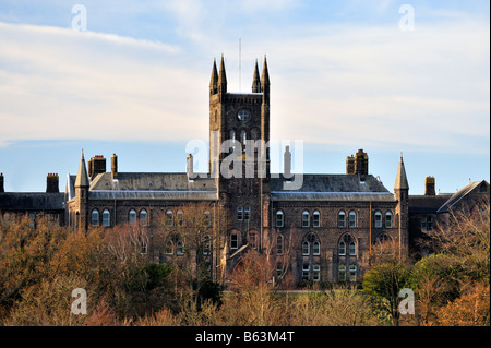 L'hôpital de Lancaster Moor, l'ancien comté du Lancashire de l'asile. Lancaster, Lancashire, Angleterre, Royaume-Uni, Europe. Banque D'Images