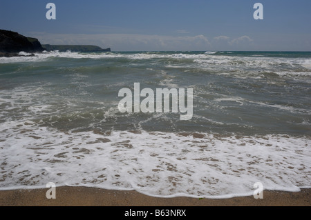 Plage de Cornish Banque D'Images