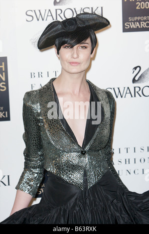 Erin O Connor assistant à British fashion awards St Vincent Square London 25 Novembre 2008 Banque D'Images