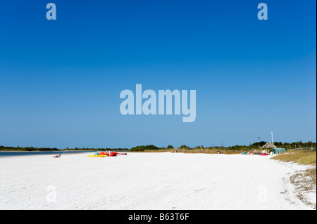 Tigertail Beach, Marco Island, la Côte du Golfe, le sud de la Floride, USA Banque D'Images