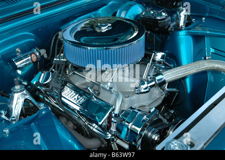 Moteur Chevy Hot Rod Banque D'Images