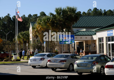 Centre d'accueil touristique de la Floride sur l'autoroute 95 Nord USA JE Banque D'Images