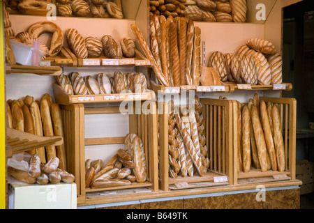 La France, à proximité de Beaune, bourgogne, baguettes et autres pain français. Banque D'Images