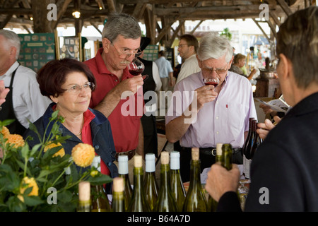 France, Nolay près de Beaune, bourgogne, dégustation de vin Banque D'Images