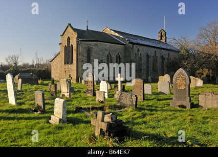 L'Église du Christ. Glasson, Lancashire, Angleterre, Royaume-Uni, Europe. Banque D'Images