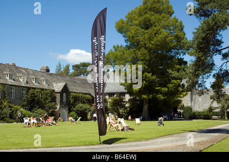 Les moyens avec des mots est un festival littéraire de 10 jours à Devon Dartington Hall,,il Daily Telegraph, pouvoir des mots dartington Banque D'Images