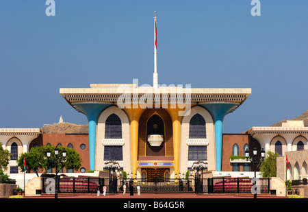 Le Sultan Al Alam Palace s Palace Muscat Sultanat d Oman Moyen-orient Banque D'Images