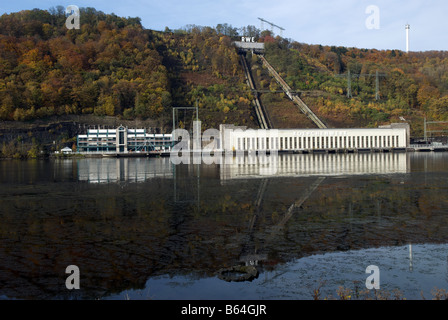 Centrale hydroélectrique de pompage, Hengstey près de Hagen, Rhénanie du Nord-Westphalie, Allemagne. Banque D'Images
