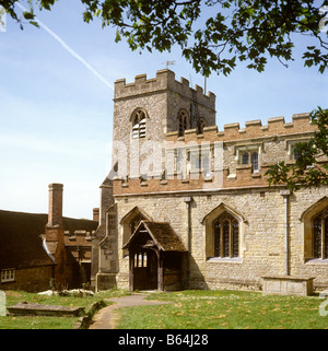 UK Angleterre Oxfordshire Ewelme church Banque D'Images