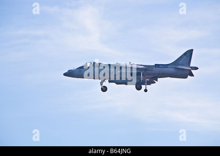 US Marine AV 8B vertical Harrier décollage et atterrissage Banque D'Images