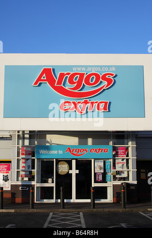 Point de vente au détail, Argos Riverside Retail Park, Nottingham, Angleterre, Royaume-Uni Banque D'Images