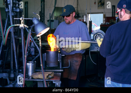 Verriers à FIRE LIGHT Arcata Humboldt County en Californie Banque D'Images