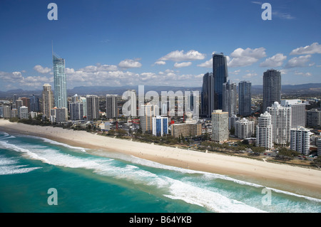 Surfers Paradise Gold Coast Queensland Australie aerial Banque D'Images