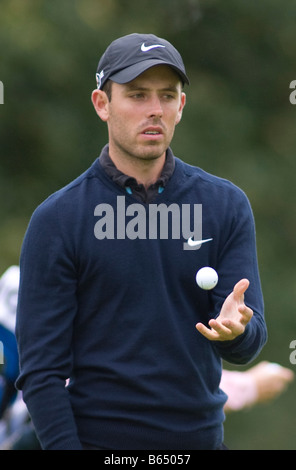 Le Beffroi ANGLETERRE SEP 28 Charl SCHWARTZEL RSA en compétition dans le British Masters PGA European Tour tournoi de golf au Beffroi Banque D'Images