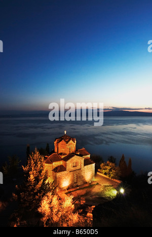 Le lac Ohrid, Macédoine Banque D'Images