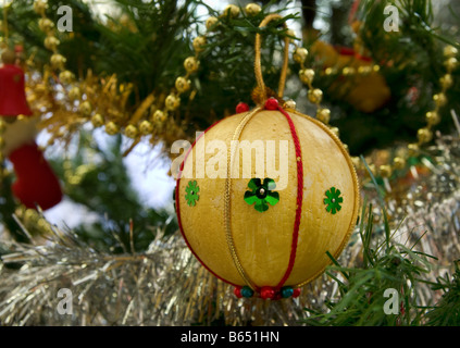 Quelque chose de différent de belles décorations de noël fait main Banque D'Images