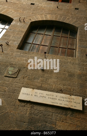 Casa di Dante, Florence, Italie Banque D'Images