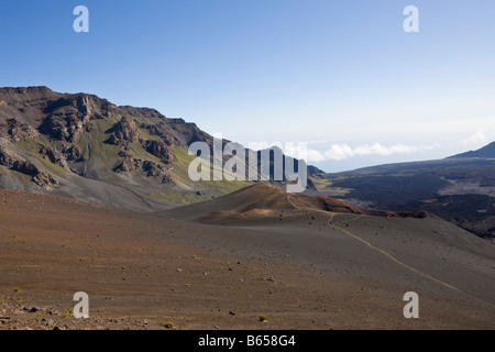 Cratère du volcan Haleakala Maui Hawaii USA Banque D'Images