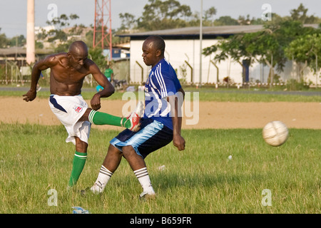 Afrique Football Douala Cameroun Banque D'Images