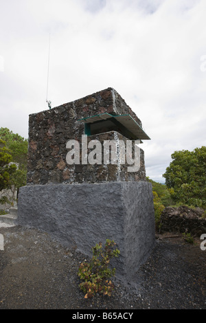 Tour d'observation des baleines de l'océan Atlantique l'île de Pico aux Açores Portugal Banque D'Images