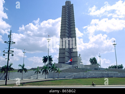 La Havane - Cuba révolution plaza Plaza de la Revolución ('la place de la révolution") est une municipalité et un carré à La Havane, Cuba. Banque D'Images