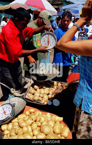 Département de Francisco Morazán au Honduras Tegucigalpa Mayoreo market Banque D'Images