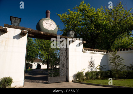 Winery and Vineyard Francisco Undurraga vallée du Maipo Chili Banque D'Images