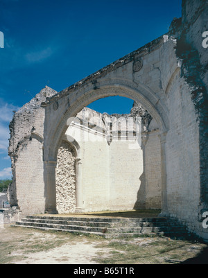 Coixtlahuaca, au Mexique. Ex-Convento Chapelle Banque D'Images