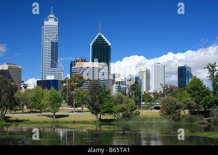 Les toits de la ville de Perth en Australie occidentale W UN Banque D'Images