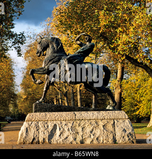 Statue de l'énergie physique par George Frederick Hyde Park London UK Europe Banque D'Images