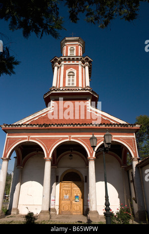 Église dans la vallée du Maipo Chili Banque D'Images