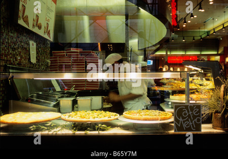 Pizza Parlor Restaurant Pizzeria New York Broadway Times Square, New York City, États-Unis Banque D'Images