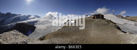 Oberwalder Huette glacier glace neige schnee gletscher Banque D'Images