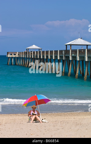 À la plage Juno Beach Park Gold Coast Floride États-Unis d'Amérique Banque D'Images