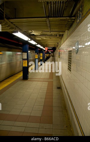 La station de métro de la 23e rue à Manhattan et Broadway New York Novembre 2008 Banque D'Images