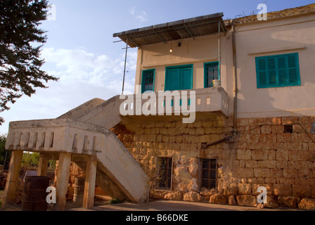 Berween hier et d'aujourd'hui la maison à la maison hier et aujourd'hui le Liban Banque D'Images