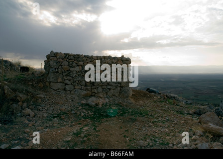 Hunter prix de Deir el ahmar hill east village vallée de la Bekaa au Liban, baalbek Banque D'Images