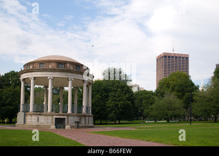 Un pavillon au "Boston Common Banque D'Images