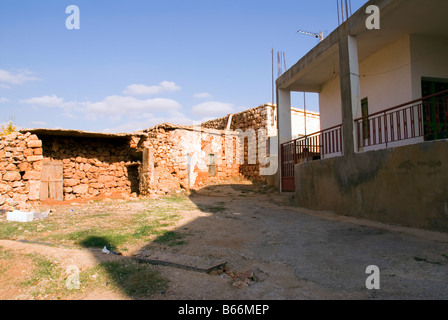 Berween hier et d'aujourd'hui la maison à la maison hier et aujourd'hui le Liban Banque D'Images