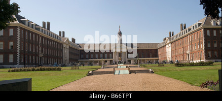 La figure de la Royal Hospital Chelsea Londres Angleterre GO UK Banque D'Images