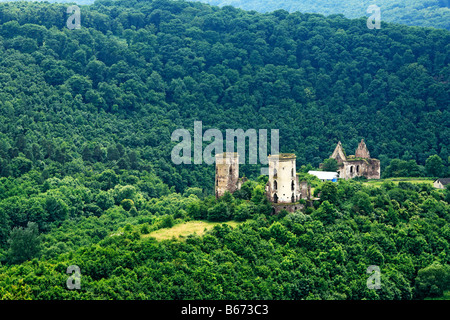 Vestiges de château Chervonohrad Lviv Oblast province Ukraine Banque D'Images