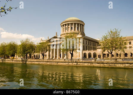 Quatre cours Dublin Banque D'Images