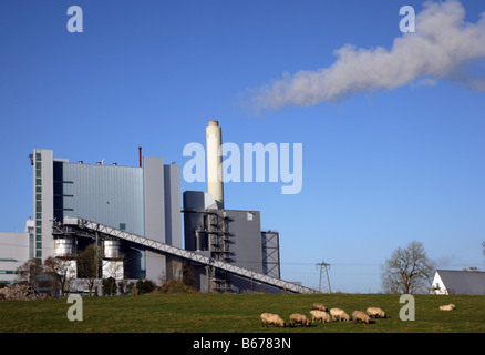 Lough Ree Power Station Lough Ree comté de Roscommon Irlande Banque D'Images