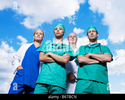 Portrait de l'équipe médicale Banque D'Images
