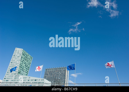 Eurallille, quartier des affaires de Lille (Nord de la France) Banque D'Images