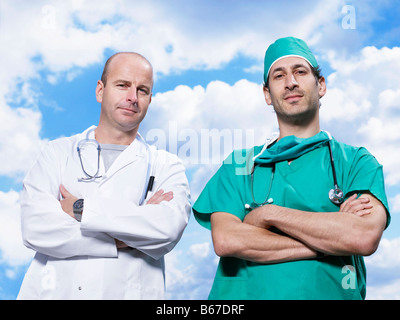 Portrait de l'équipe médicale Banque D'Images