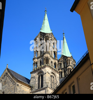 (1237), la Cathédrale de Bamberg, UNESCO World Heritage site, Bavaria, Haute-Franconie, Allemagne Banque D'Images