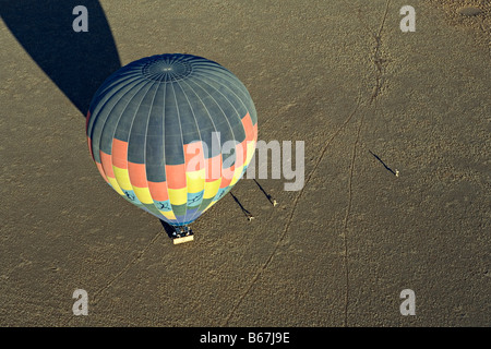 Vol en montgolfière sur les dunes du désert de Namib Naukluft NP Namibie Banque D'Images