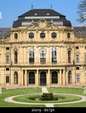 Residenz Würzburg (résidence), UNESCO World Heritage site, Wurzburg, Bavière, en Basse-franconie, Allemagne Banque D'Images