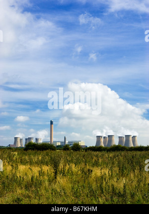 Drax power station près de Selby, North Yorkshire, England UK Banque D'Images